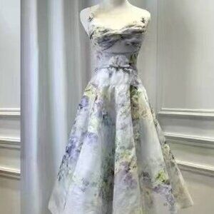 ZIMMERMAN lace-up floral-print dress